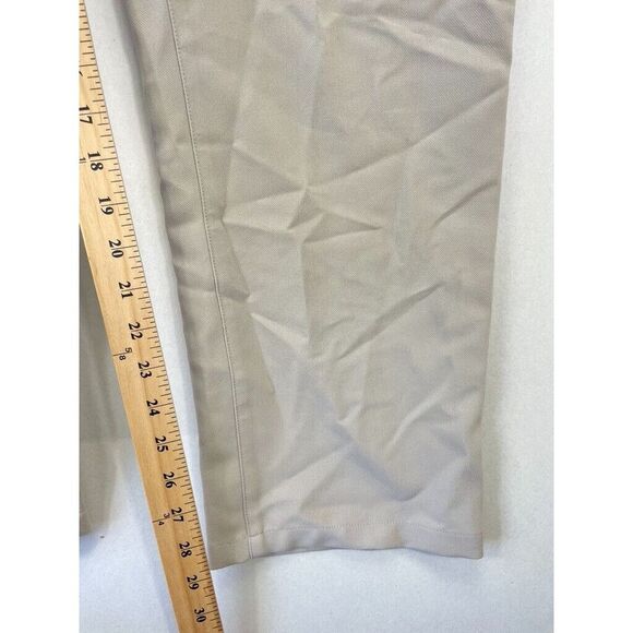 Abercrombie & Fitch Men's Pants Trouser Beige Size Large High Rise - Picture 3 of 9